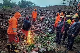 महाराष्ट्र : भूस्खलन वाली जगह पर खोज अभियान फिर शुरू; 119 ग्रामीण अब भी लापता…